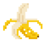 pixel banana