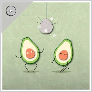 Avocados love to party hard!